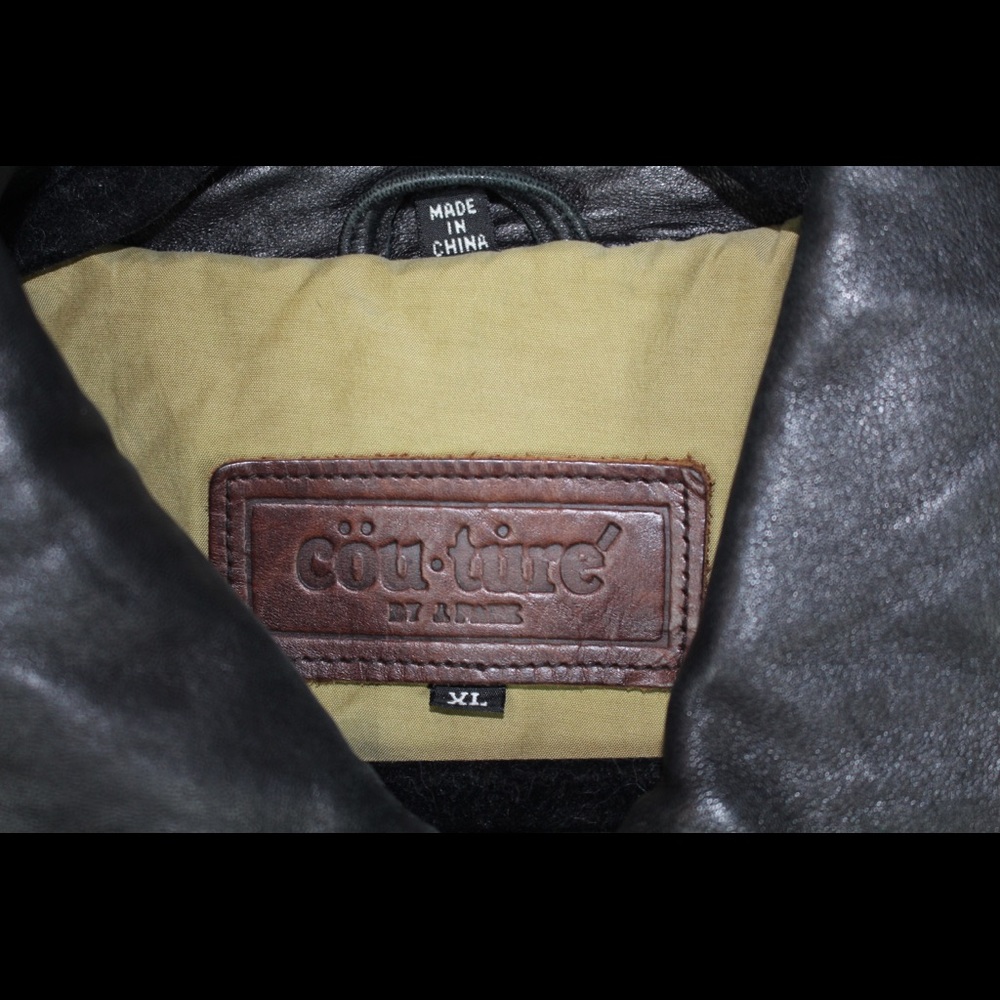 Couture by J Park Mens Leather Jacket size XL - Picture 4 of 8